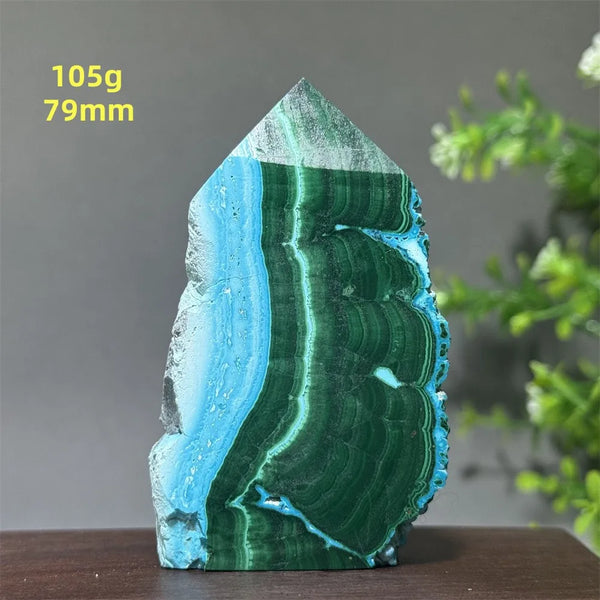 Blue Chrysocolla Tower-ToShay.org