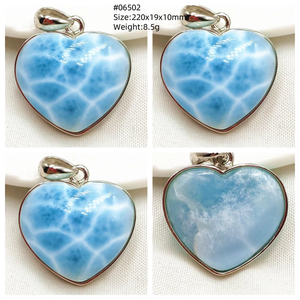 Blue Larimar Pendant-ToShay.org