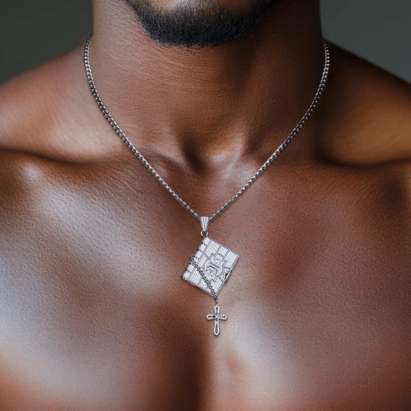 Silver Bible Pendant-ToShay.org