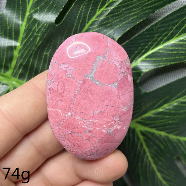 Pink Peach Jade Palm Stone-ToShay.org