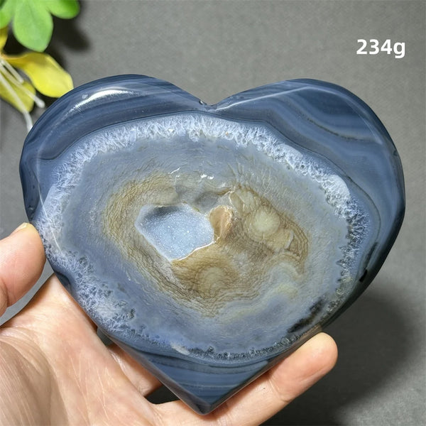 Purple Agate Geode Heart-ToShay.org