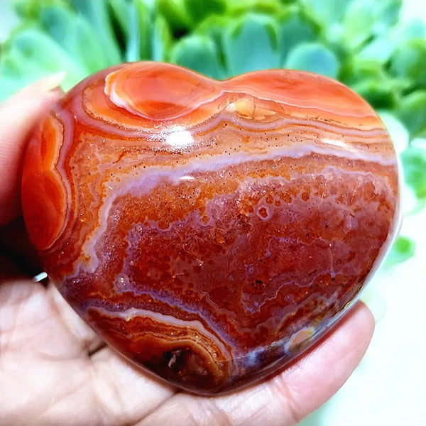 Red Agate Heart-ToShay.org