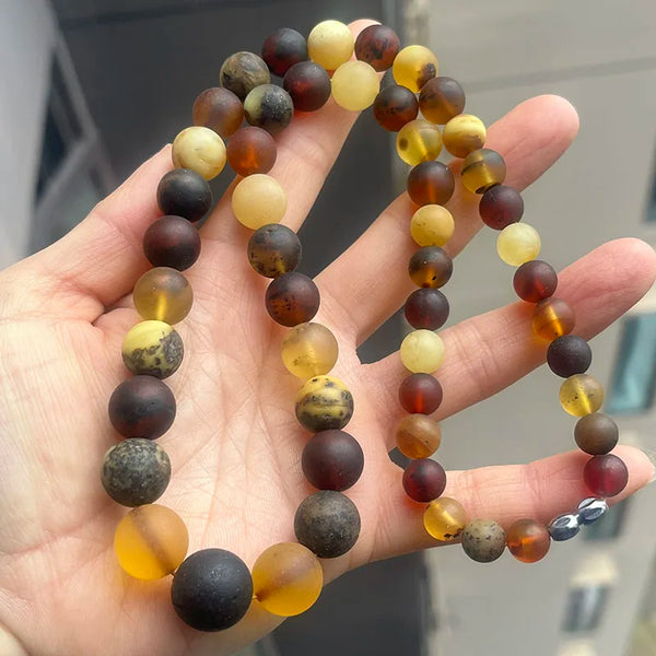 Yellow Amber Necklace-ToShay.org