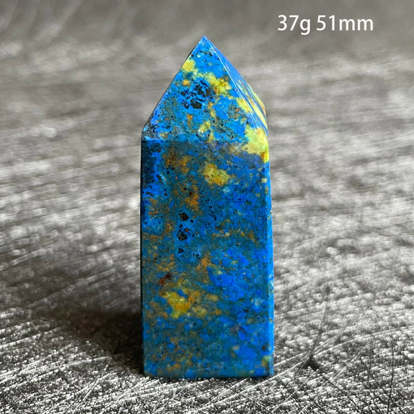 Blue Azurite Malachite Point-ToShay.org