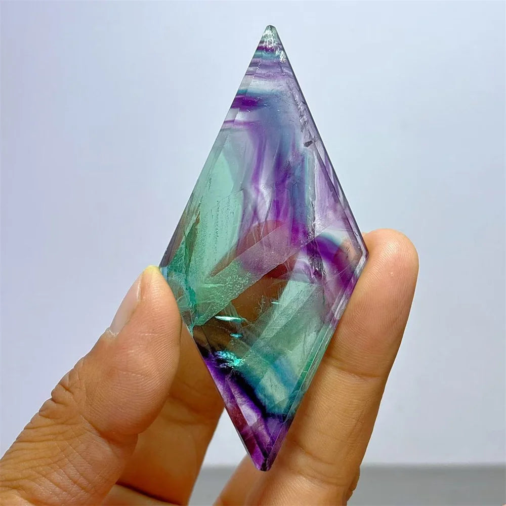Rainbow Fluorite Rhombus-ToShay.org