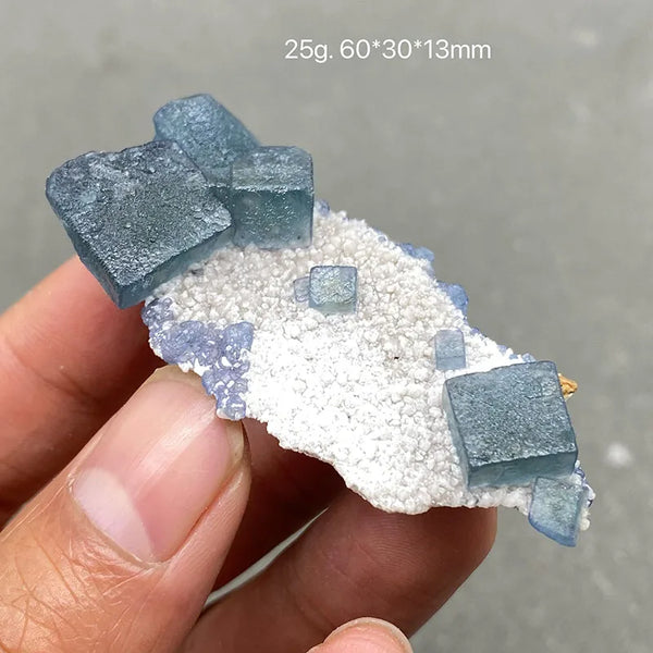 Blue Fluorite Crystal-ToShay.org