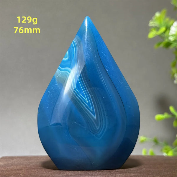 Blue Agate Torch-ToShay.org
