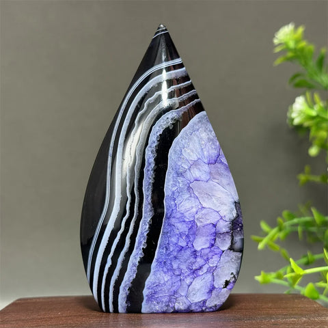 Purple Agate Torch-ToShay.org