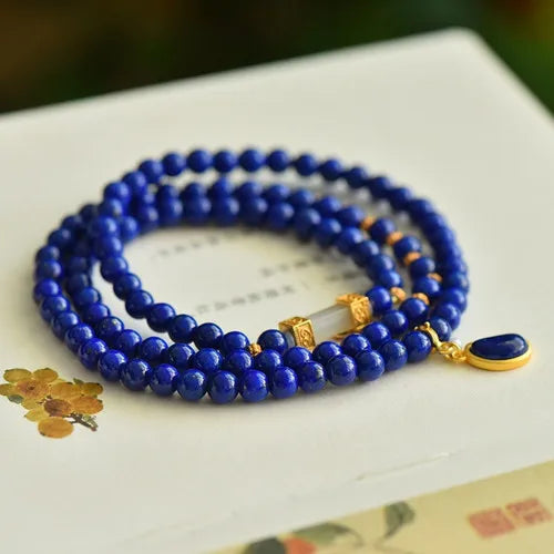 Blue Lapis Lazuli Bracelet-ToShay.org