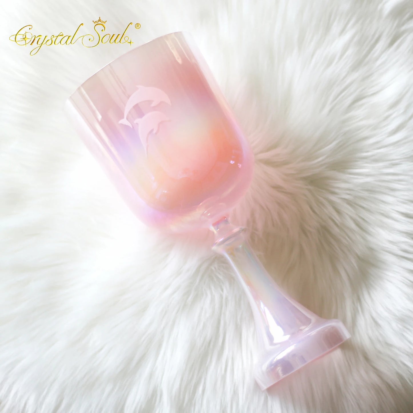 Pink Crystal Singing Chalice-ToShay.org