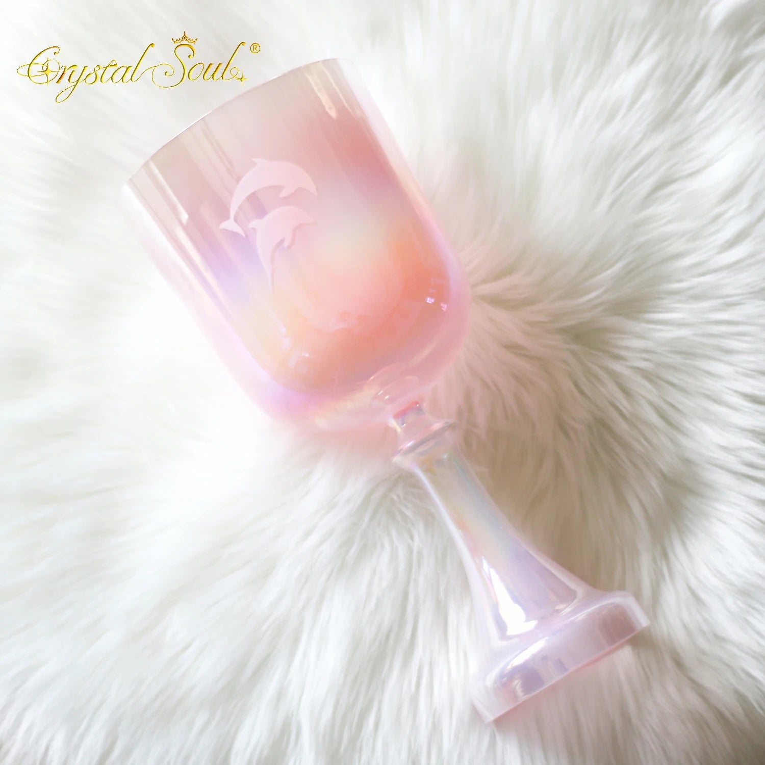 Pink Crystal Singing Chalice-ToShay.org