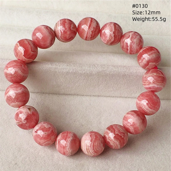 Red Rhodochrosite Bracelet-ToShay.org