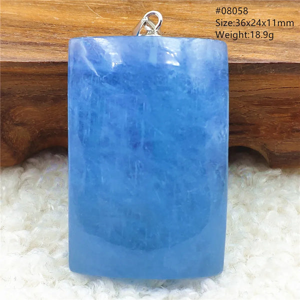 Blue Aquamarine Pendant-ToShay.org