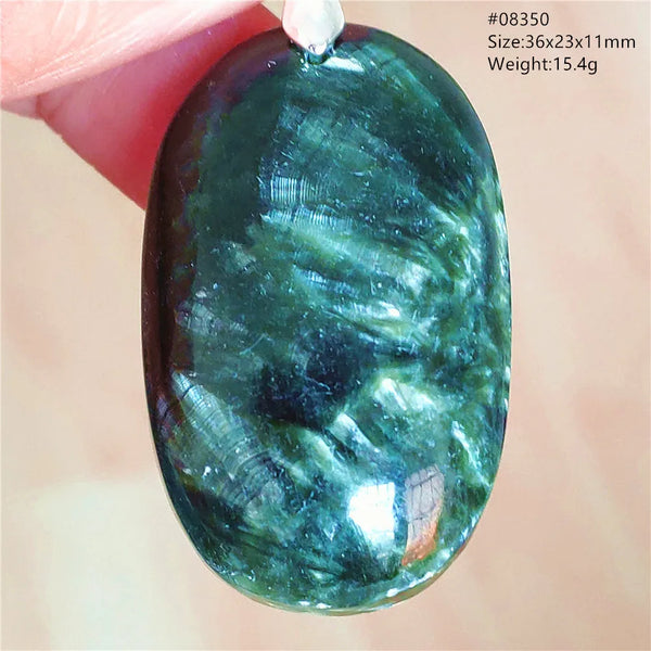 Green Seraphinite Pendant-ToShay.org