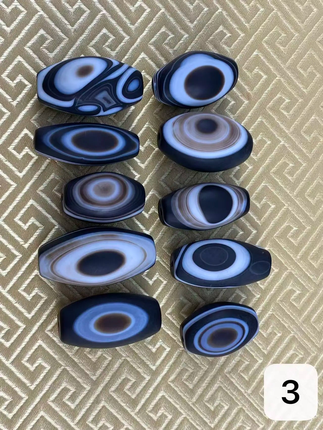 Tibetan Eye Agate Beads-ToShay.org