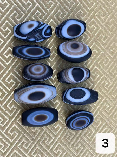Tibetan Eye Agate Beads-ToShay.org