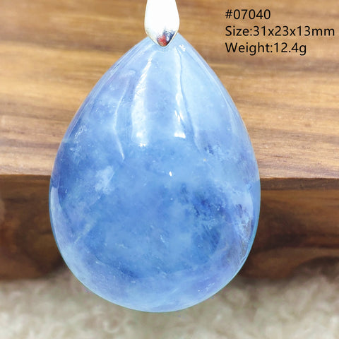 Blue Aquamarine Pendant-ToShay.org