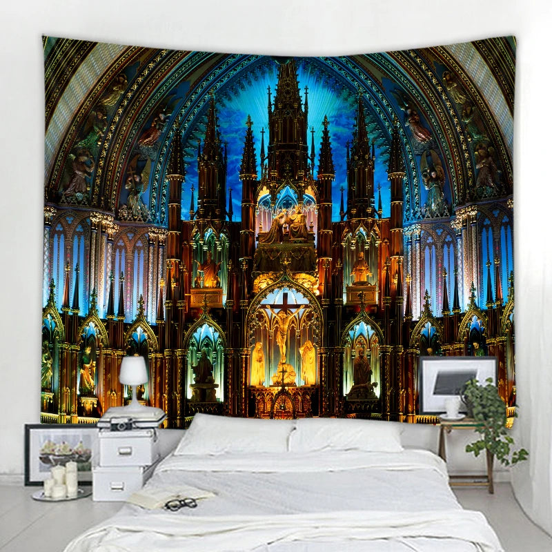 Psychedelic Palace Art Tapestry-ToShay.org