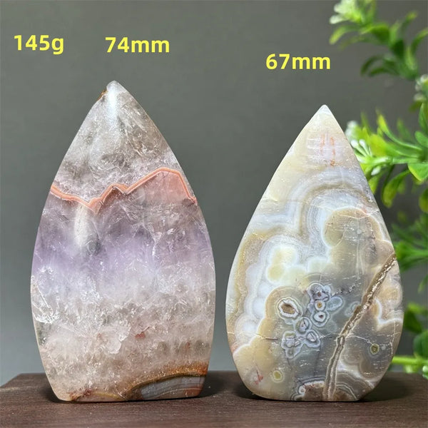 Purple Amethyst Agate Torch-ToShay.org