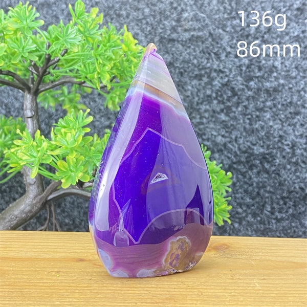 Purple Agate Torch-ToShay.org