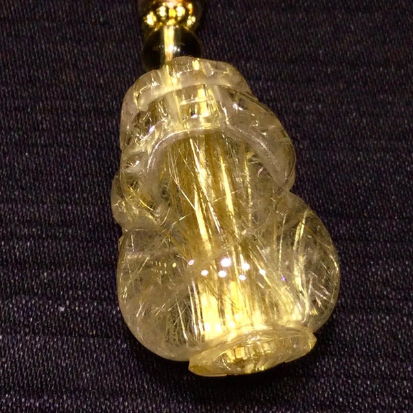 Gold Rutilated Quartz Pi Xiu-ToShay.org