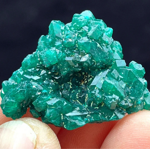 Green Diopside Mineral Crystal-ToShay.org