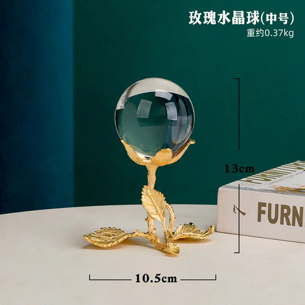 Gold Crystal Ball Stand-ToShay.org