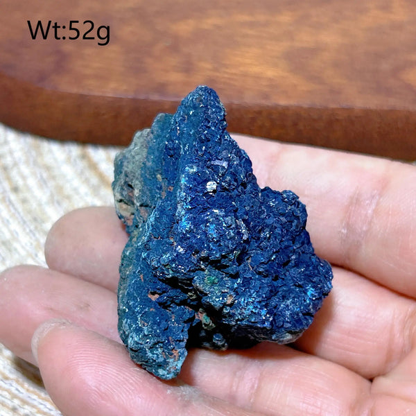 Blue Chrysocolla with Azurite Stone-ToShay.org