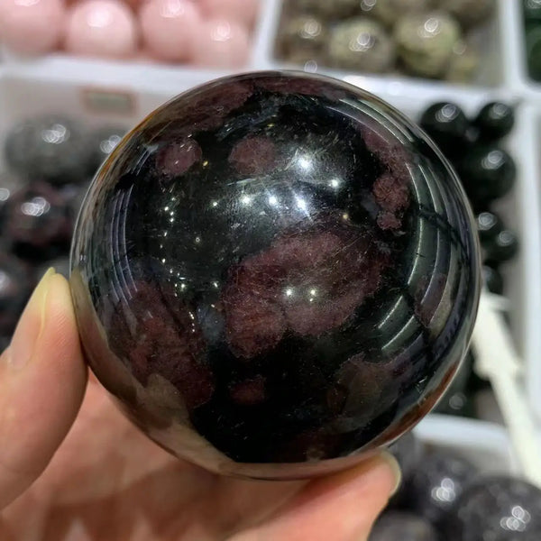 Red Garnet Crystal Ball-ToShay.org