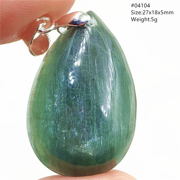 Green Kyanite Pendant-ToShay.org