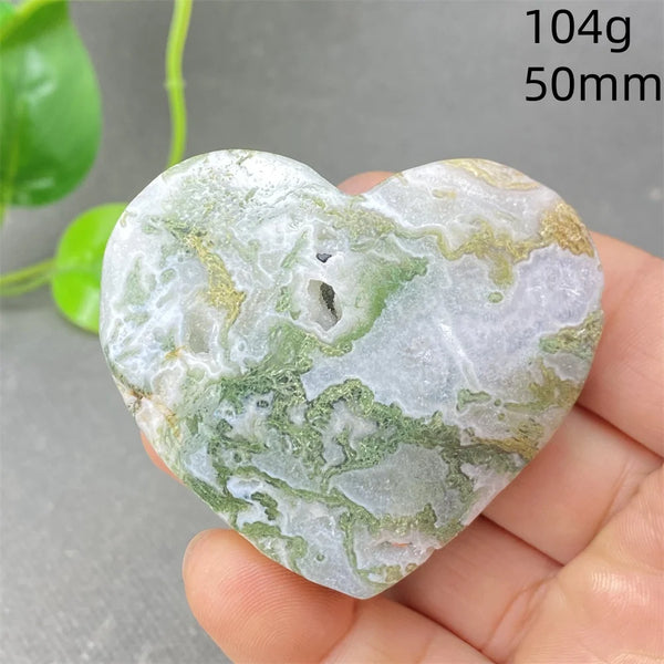 Green Aquatic Agate Heart-ToShay.org