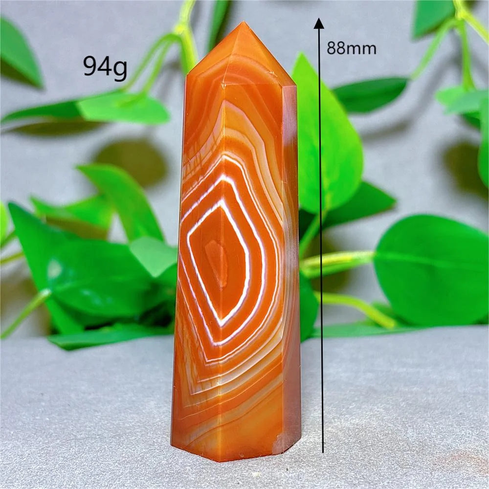 Orange Carnelian Quartz Tower-ToShay.org
