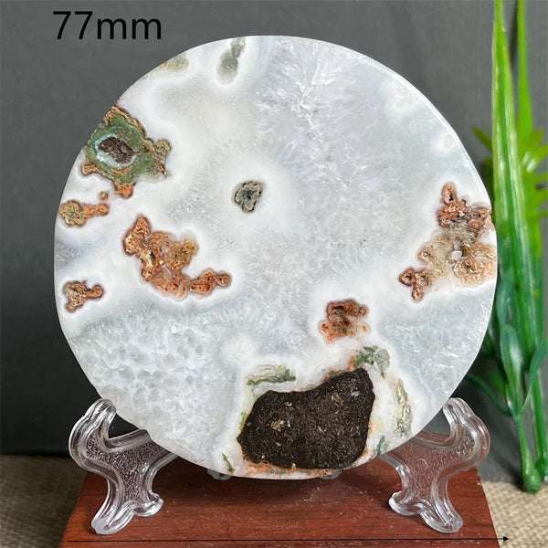 Green Moss Agate Plate-ToShay.org