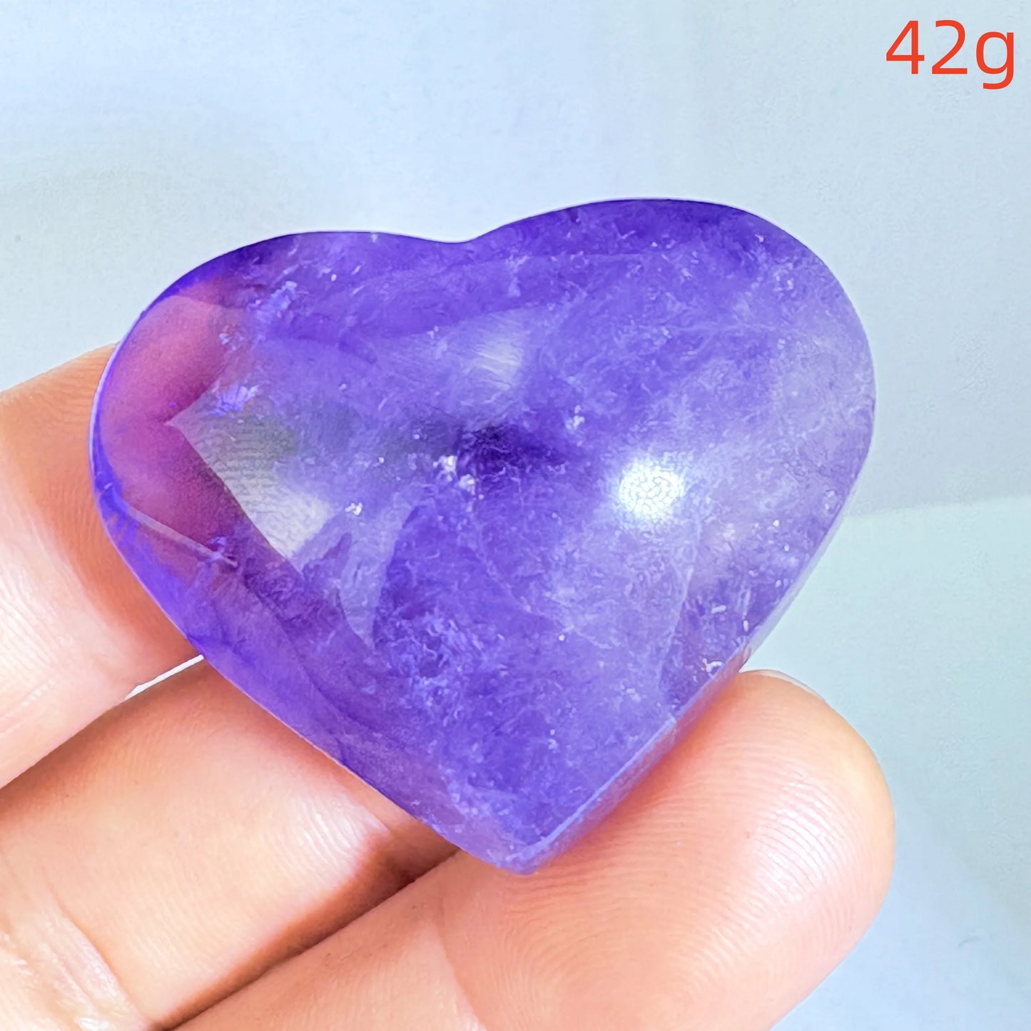 Purple Amethyst Hearts-ToShay.org