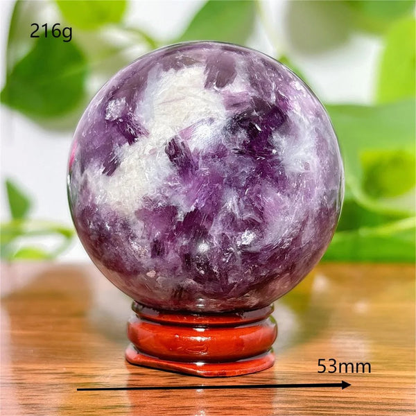 Purple Lepidolite Ball-ToShay.org