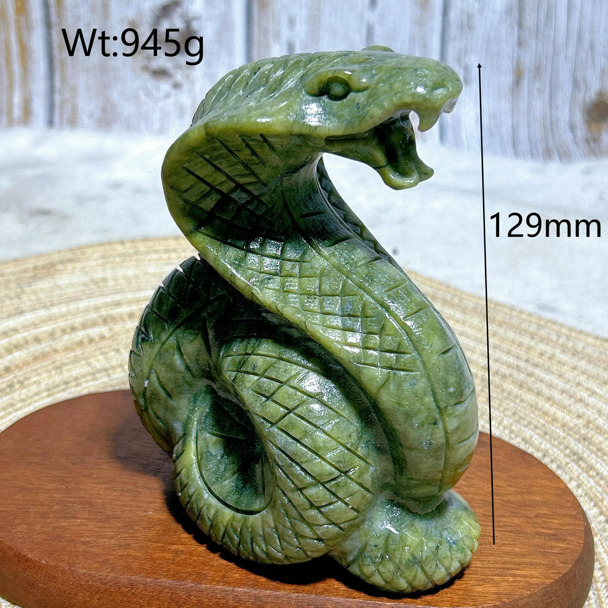 Green Jasper Cobra-ToShay.org