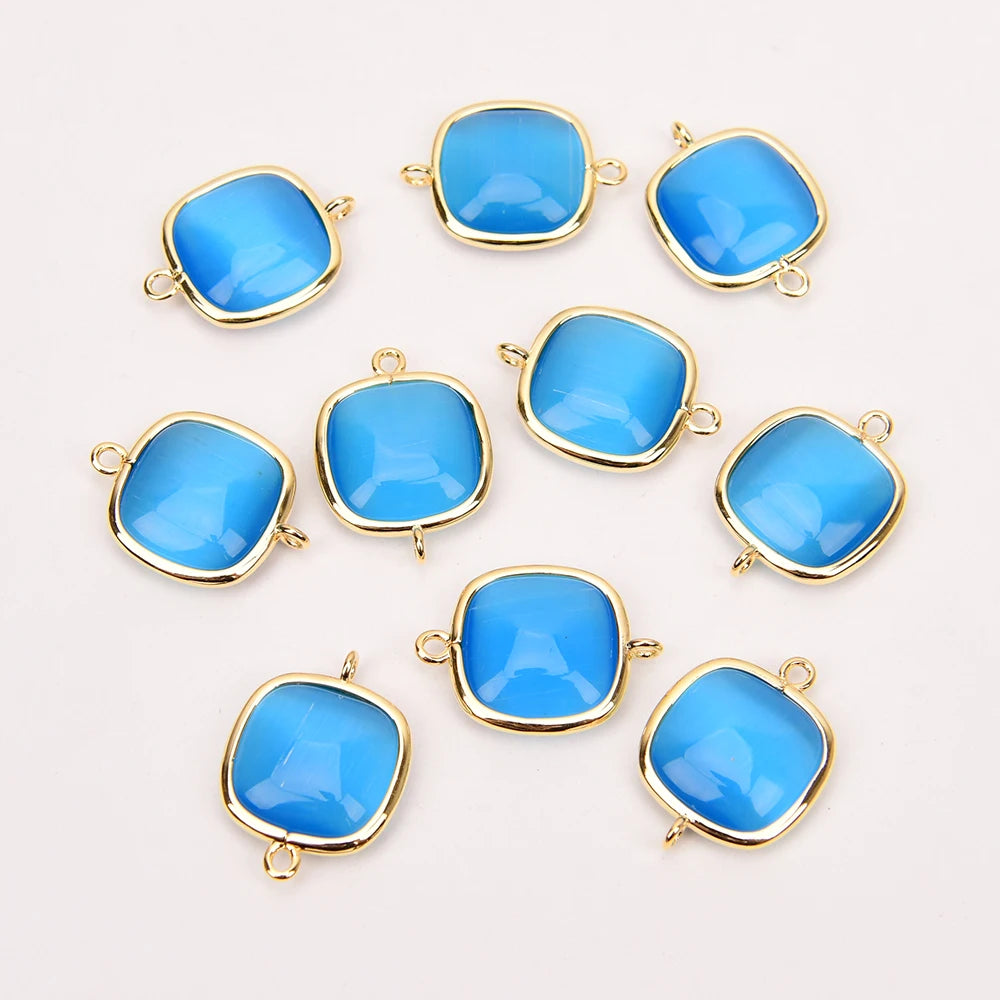 Blue Cats Eye Crystal Beads-ToShay.org