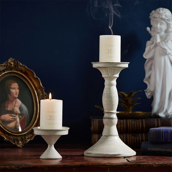White Candle Stands-ToShay.org