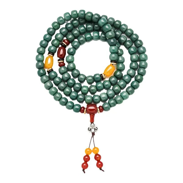 Green Bodhi Root Bracelet-ToShay.org