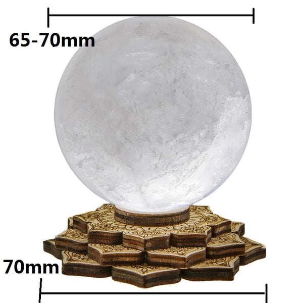 White Crystal Ball Night Lamp-ToShay.org