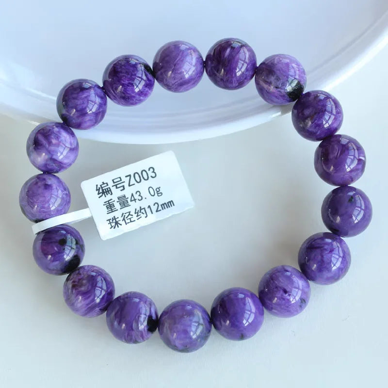 Purple Charoite Bracelet-ToShay.org