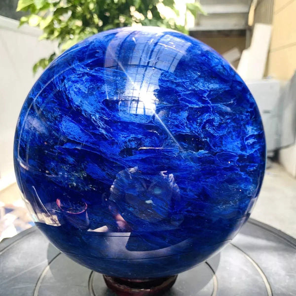 Blue Melting Quartz Ball-ToShay.org