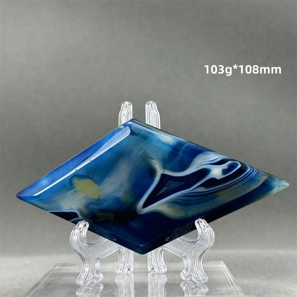 Blue Agate Rhombus-ToShay.org