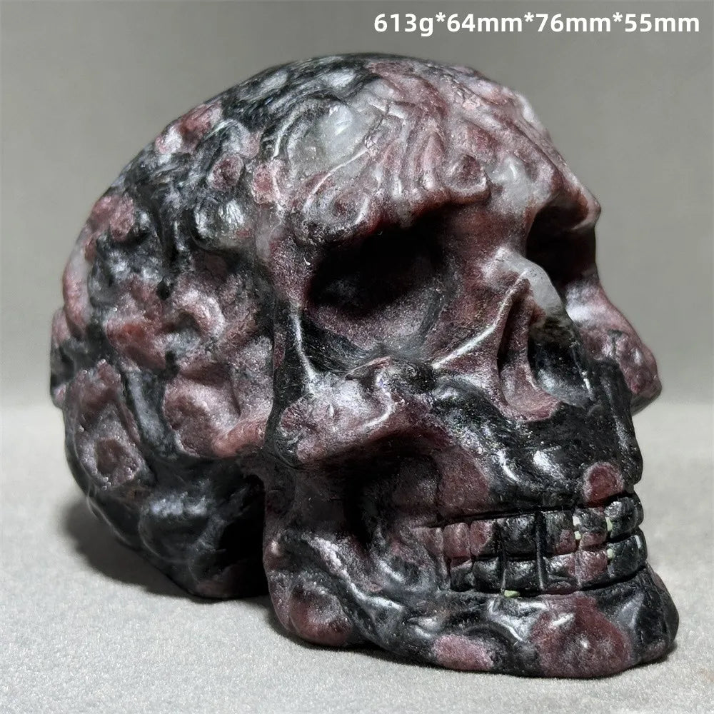 Red Garnet Symbiotic Skull-ToShay.org