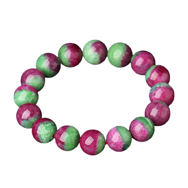 Red Ruby Zoisite Bracelet-ToShay.org