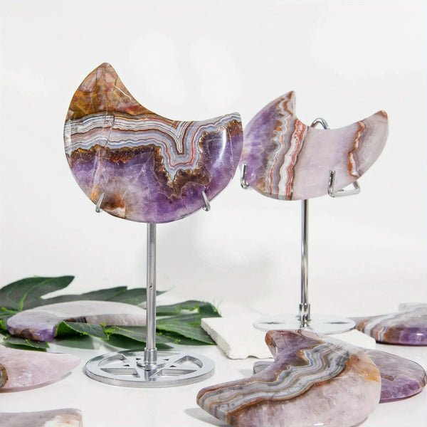 Purple Lace Agate Moon-ToShay.org