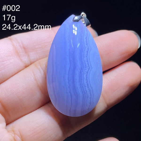 Blue Lace Agate Pendant-ToShay.org