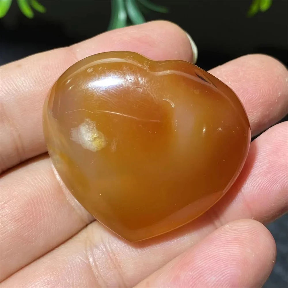 Orange Carnelian Heart-ToShay.org