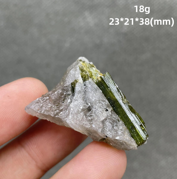 Green Tourmaline Crystal-ToShay.org