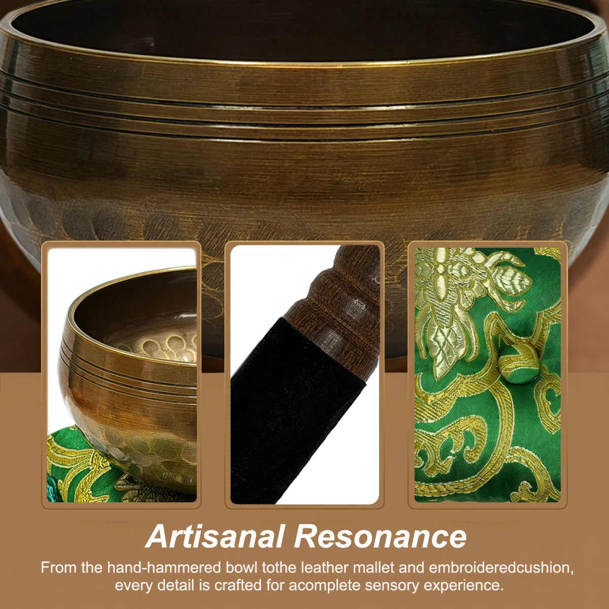 Tibetan Bronze Singing Bowl-ToShay.org